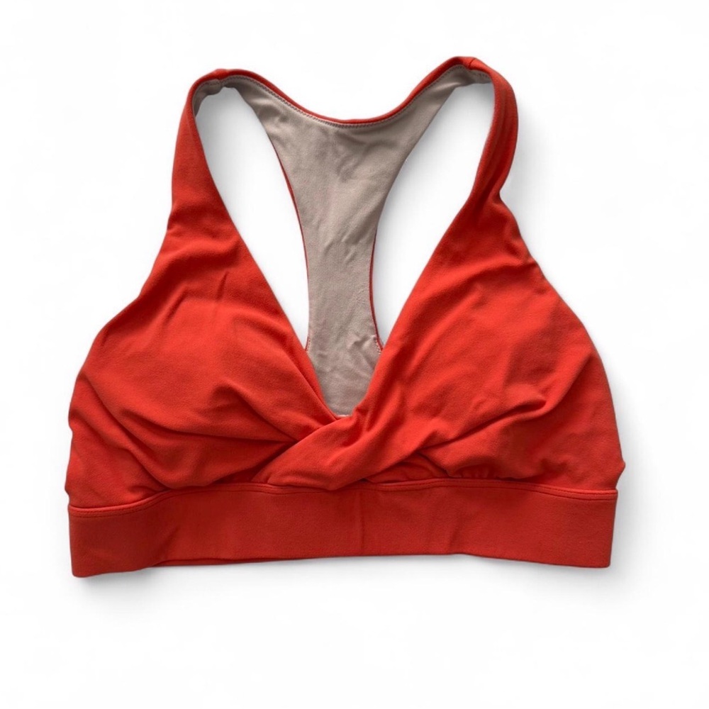 Lululemon Athletica Orange Sports Bra